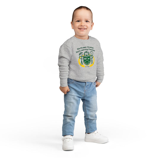 Toddler Sweatshirt — Northwest Christian Early Learning Preschool Logo Crewneck