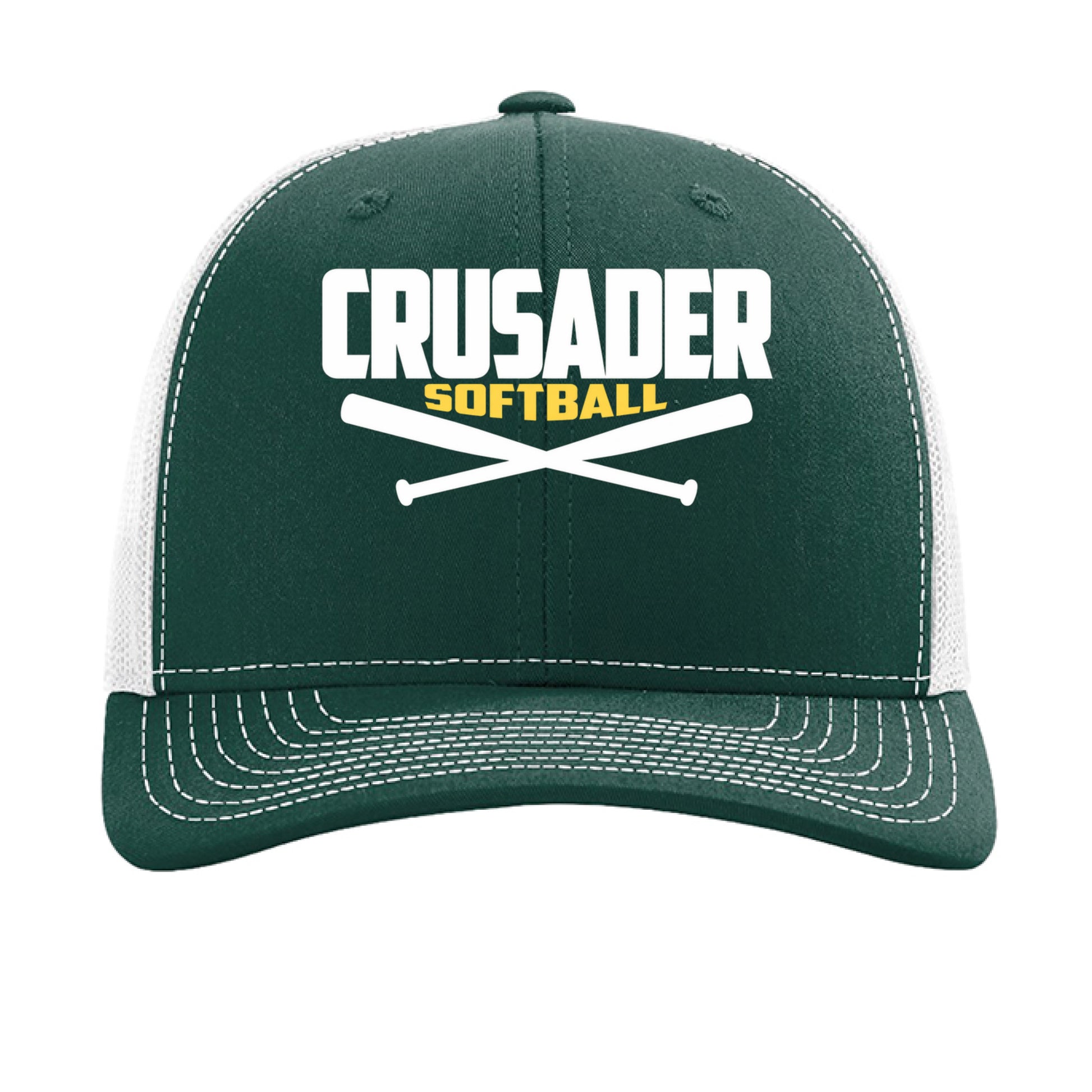 Dark Green/ White - FRONT